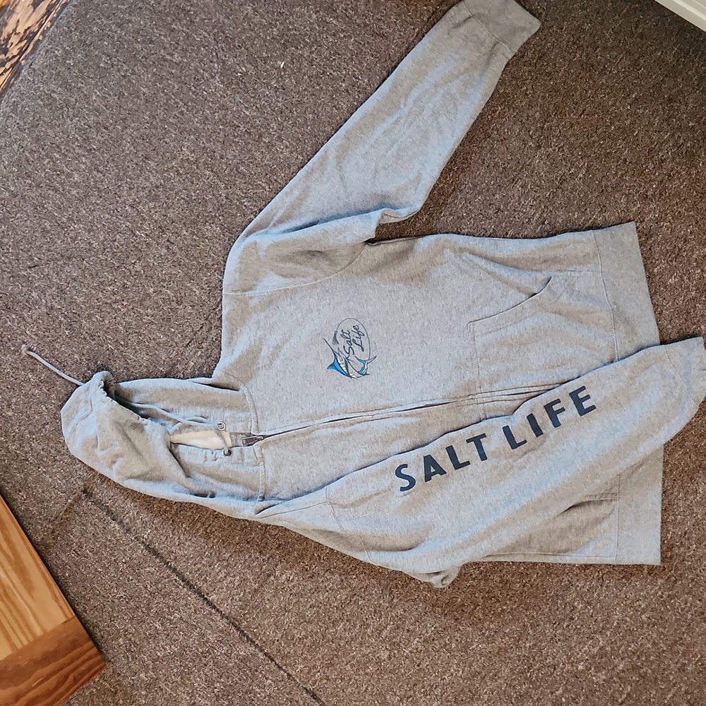 Salt Life Zip up Hooded Sweatshirt